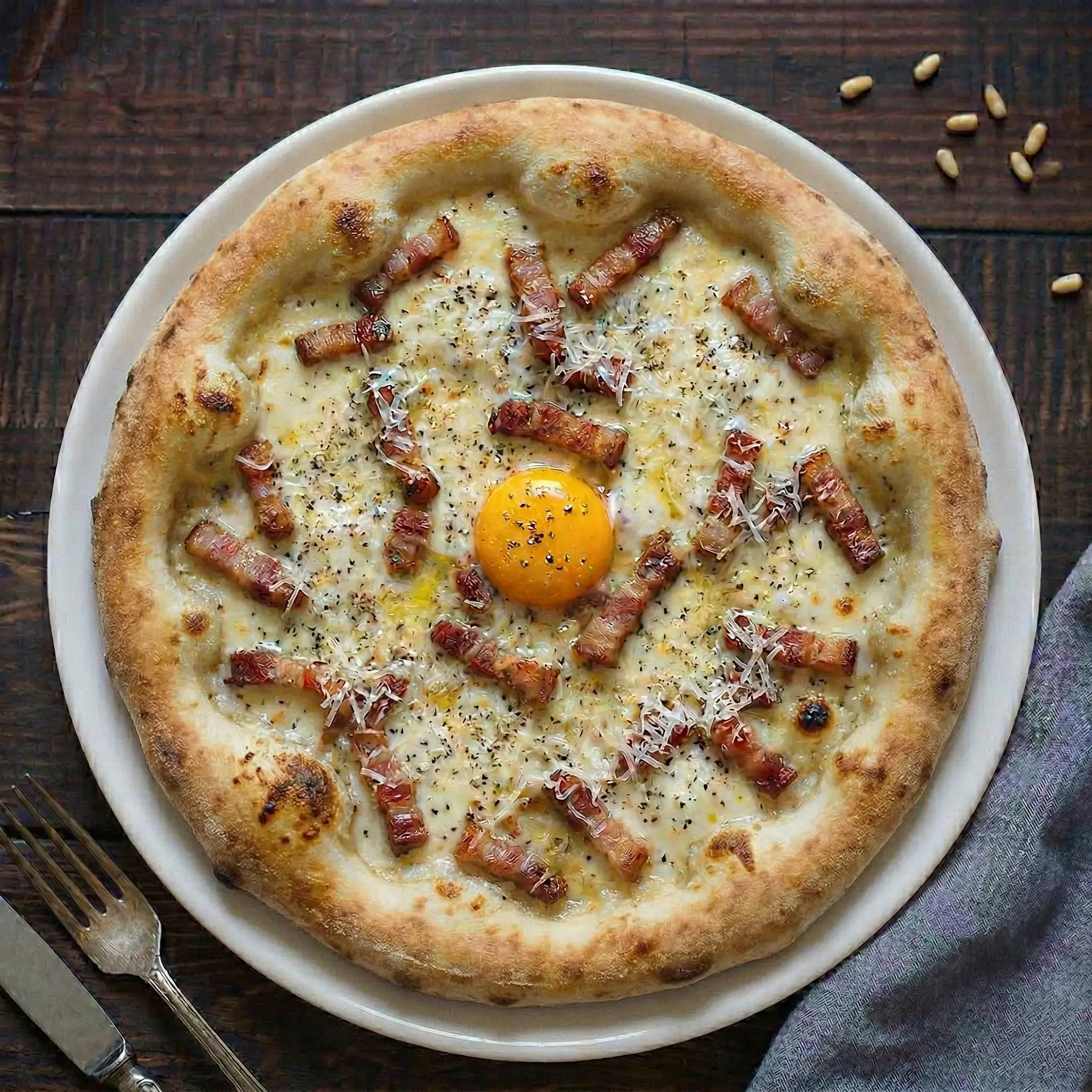 Pizza Carbonara